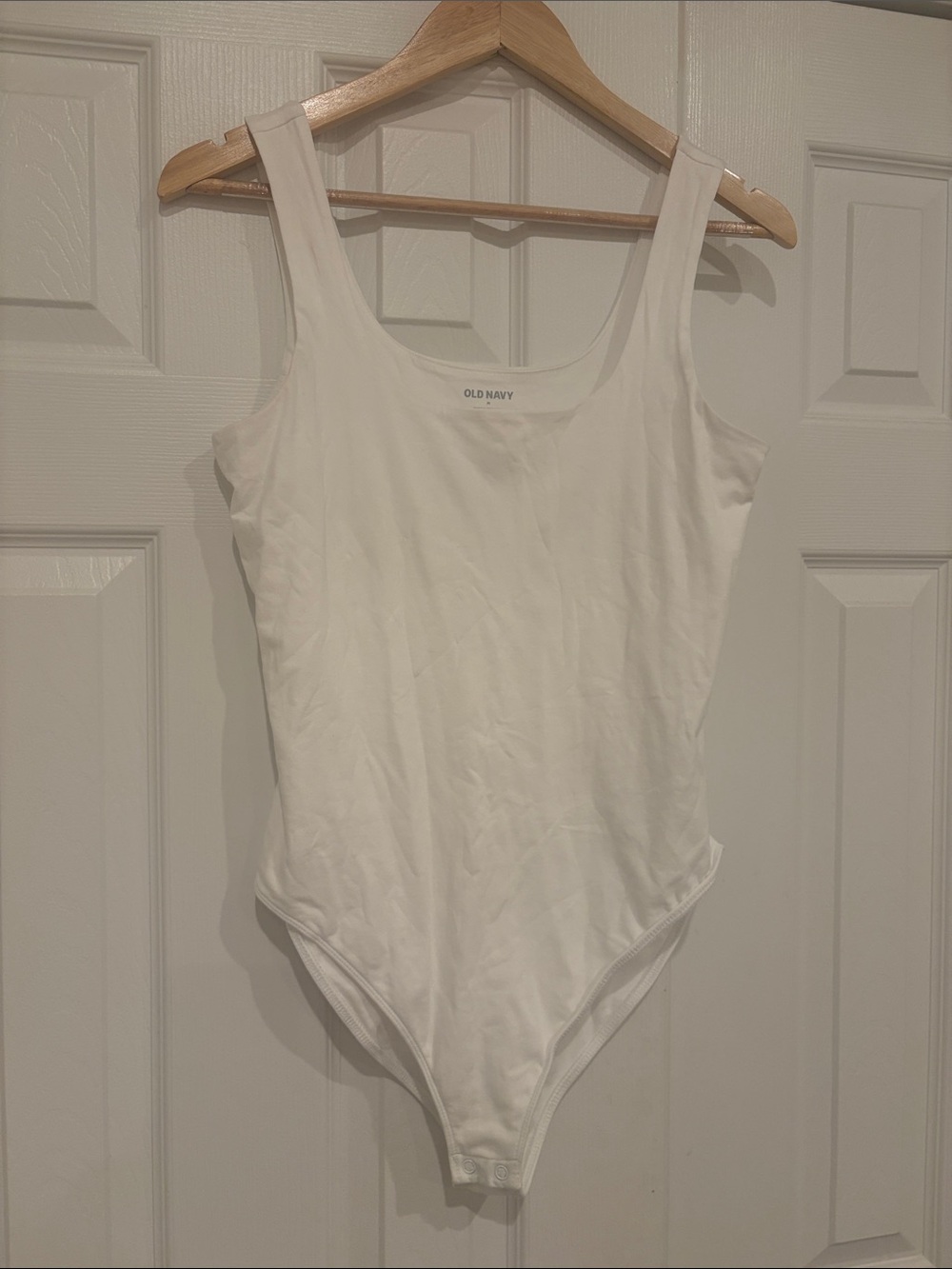 Old Navy Women's Sleeveless One-Piece Bodysuit White
